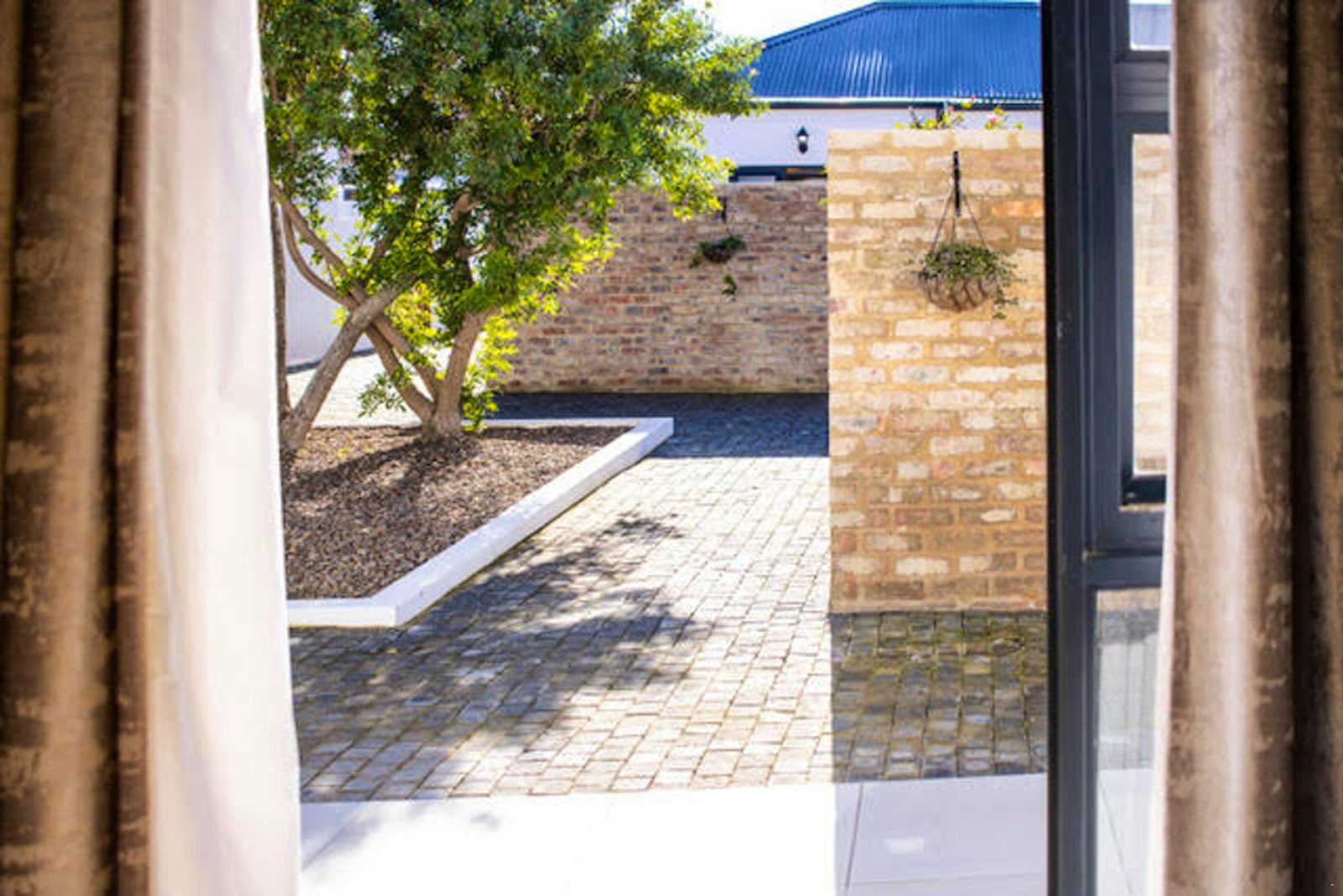 Courtyard view from a room
